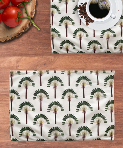 Green Palm Table Runner
