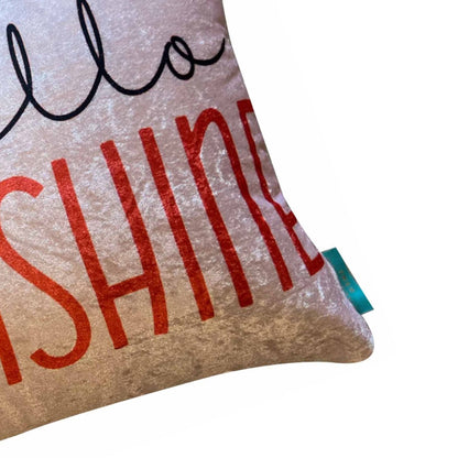 Sunshine Modern Chic Designer Velvet Cushion Cover