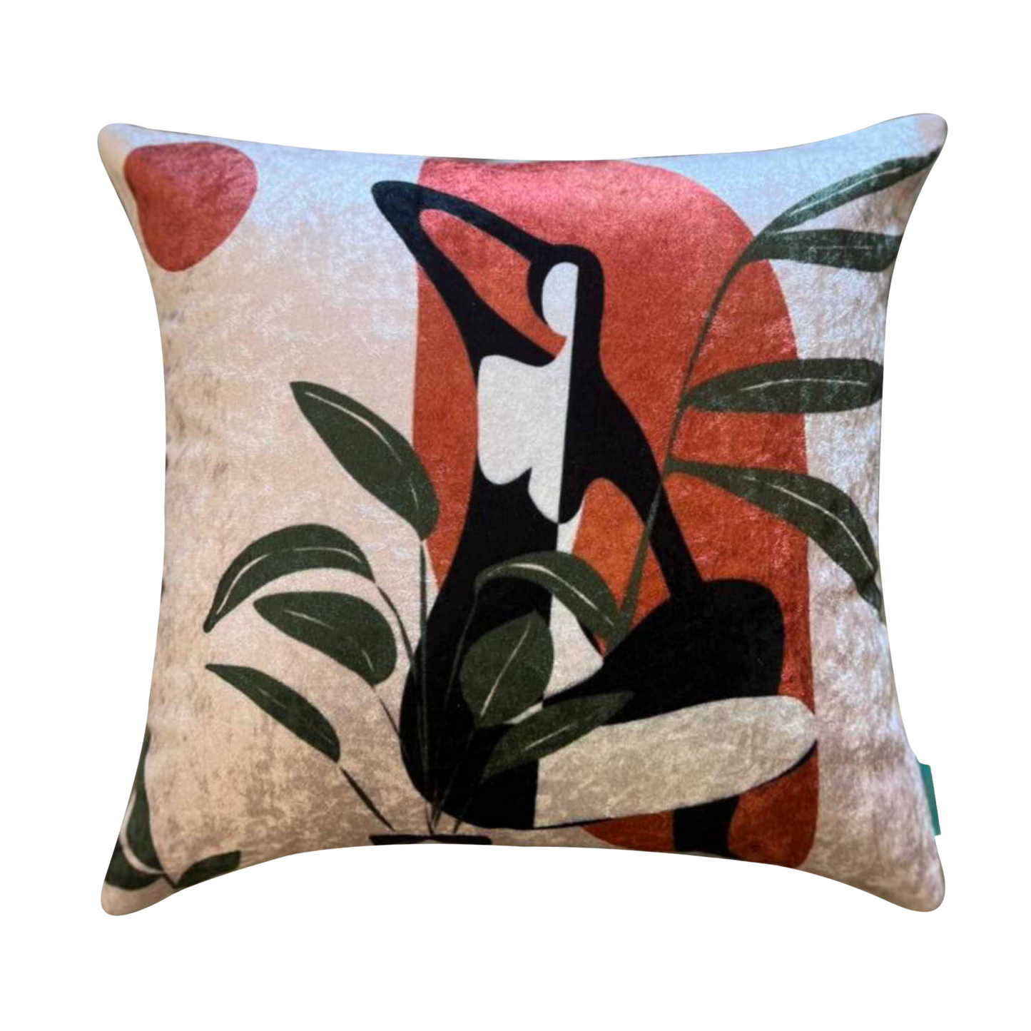 Modest Lady Modern Chic Designer Velvet Cushion Cover
