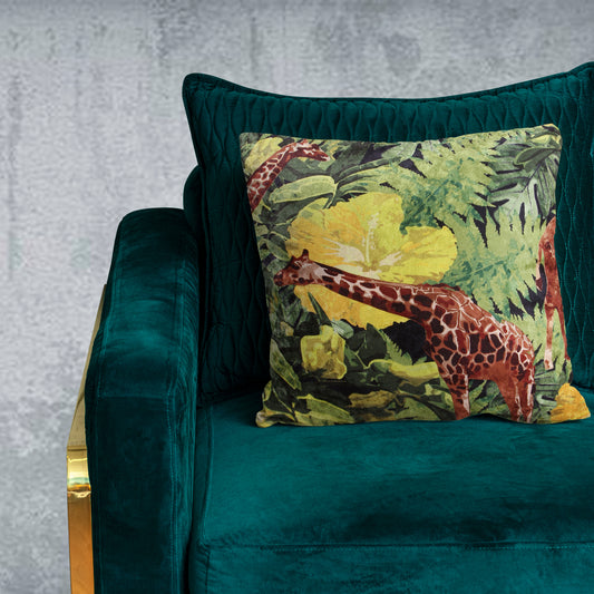 Melman Land Crushed Velvet Cushion Cover 