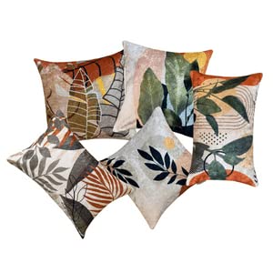 Twig Crushed Velvet Cushion Cover