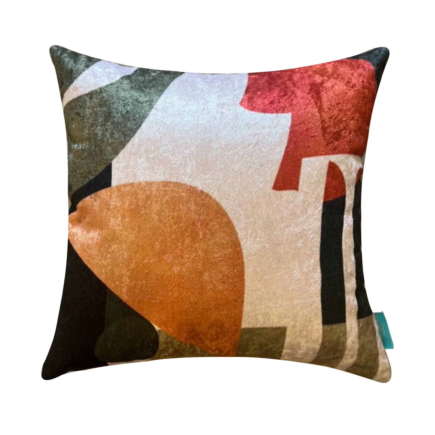 Modest Geo Modern Chic Designer Velvet Cushion Cover
