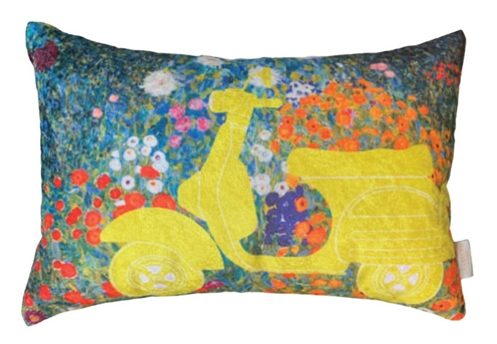 Circus Lambretta Crushed Velvet Cushion Cover