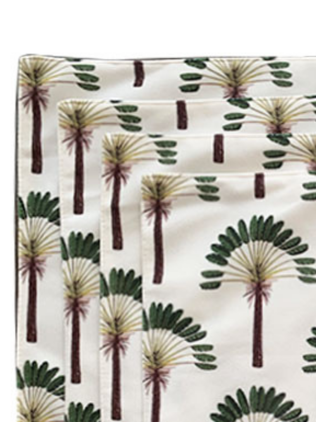 Green Palm Table Runner