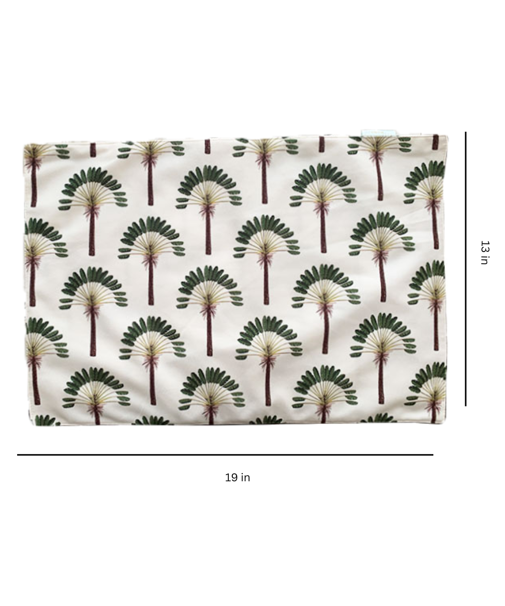 Green Palm Table Runner