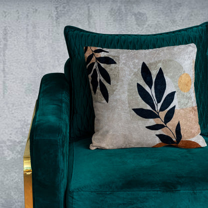 Twig Crushed Velvet Cushion Cover Set