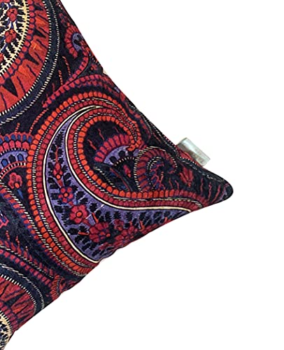 Vintage Rust Chic Designer Fabric Cushion Cover