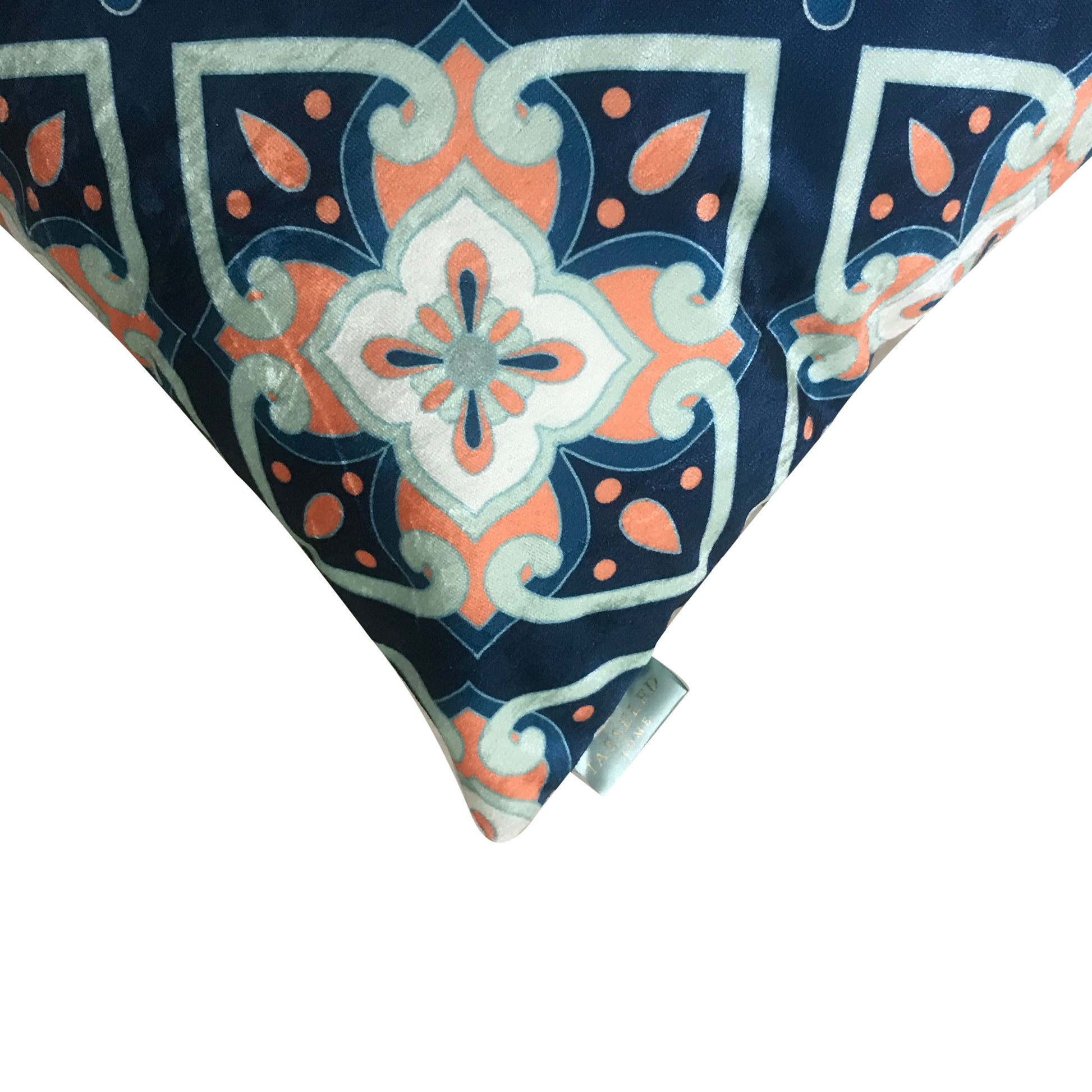 Erich Tile Moroccan Chic Designer Velvet Cushion Cover