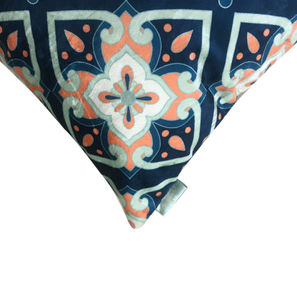 Erich Tile Moroccan Chic Designer Velvet Cushion Cover