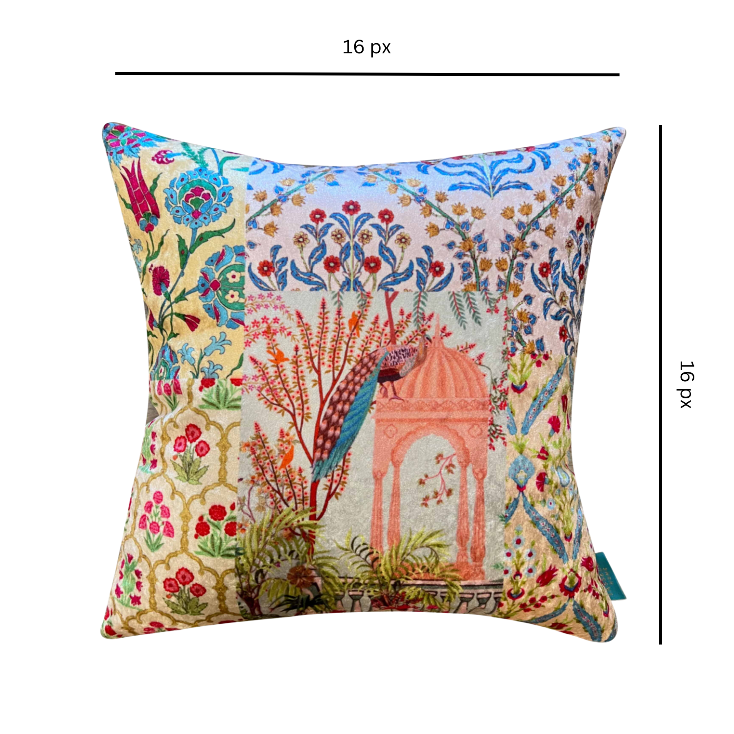 Mughal Mix Modern Chic Designer Velvet Cushion Cover