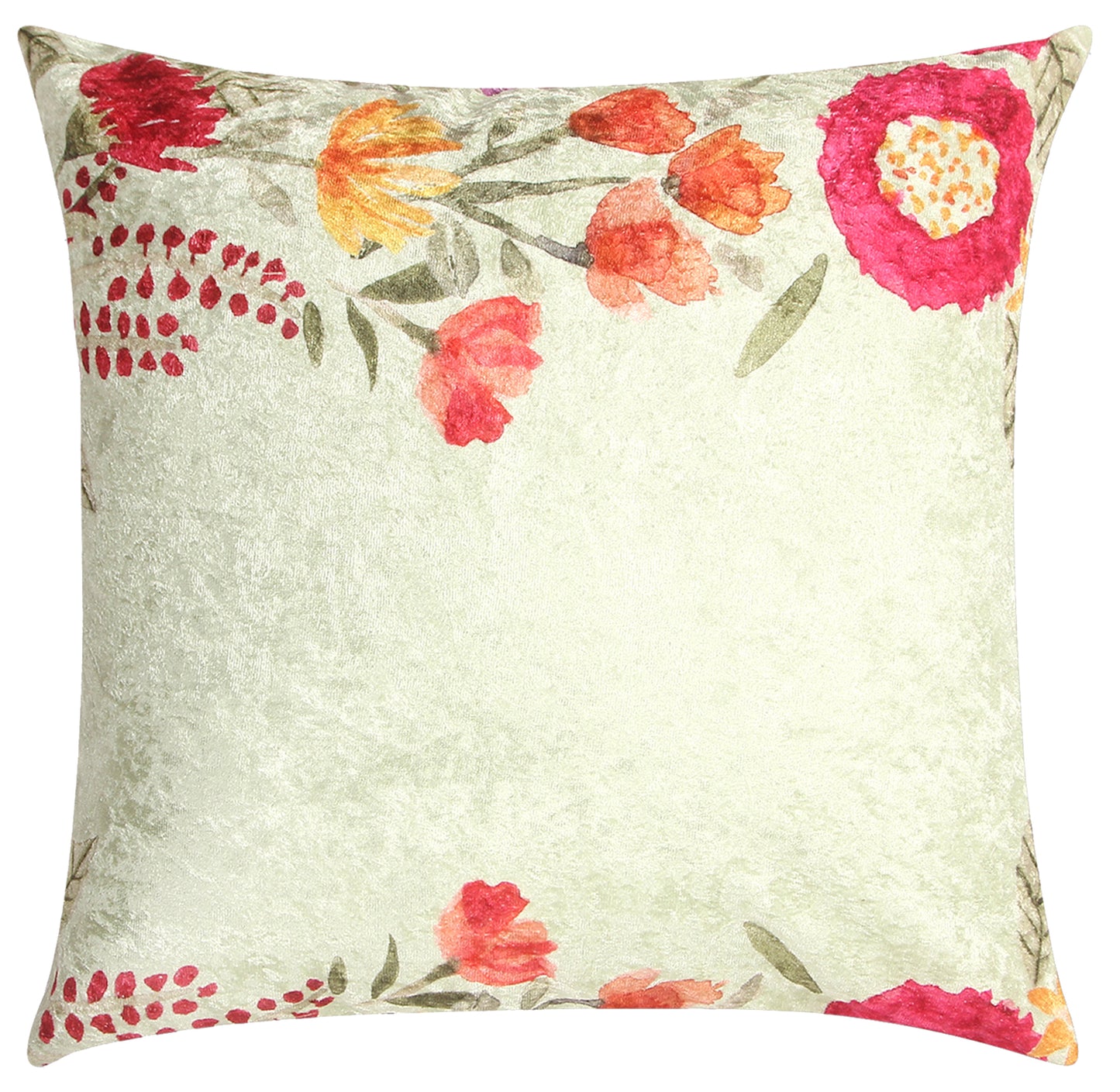Corsage Modern Chic Designer Crushed Velvet Cushion Cover
