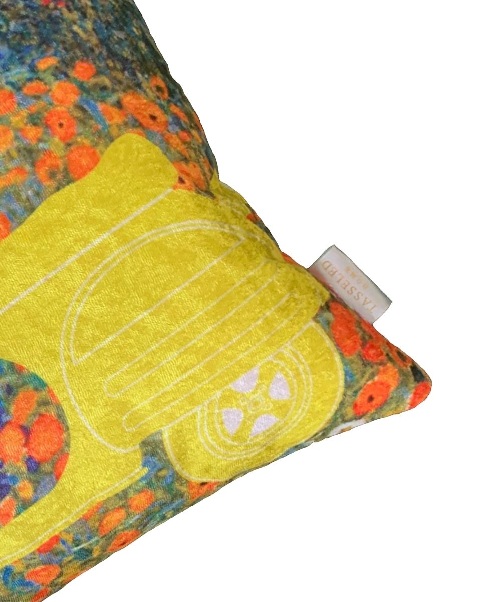 Circus Lambretta Crushed Velvet Cushion Cover