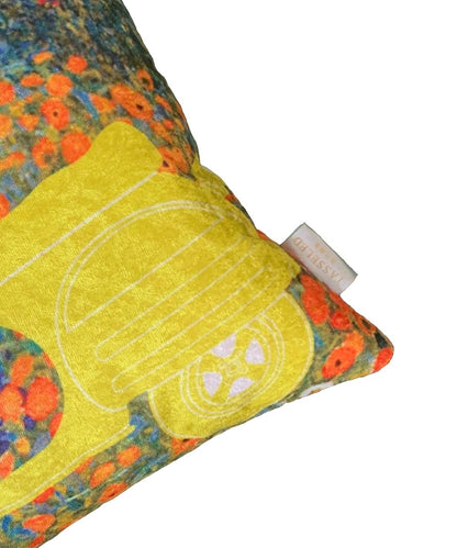 Circus Lambretta Crushed Velvet Cushion Cover