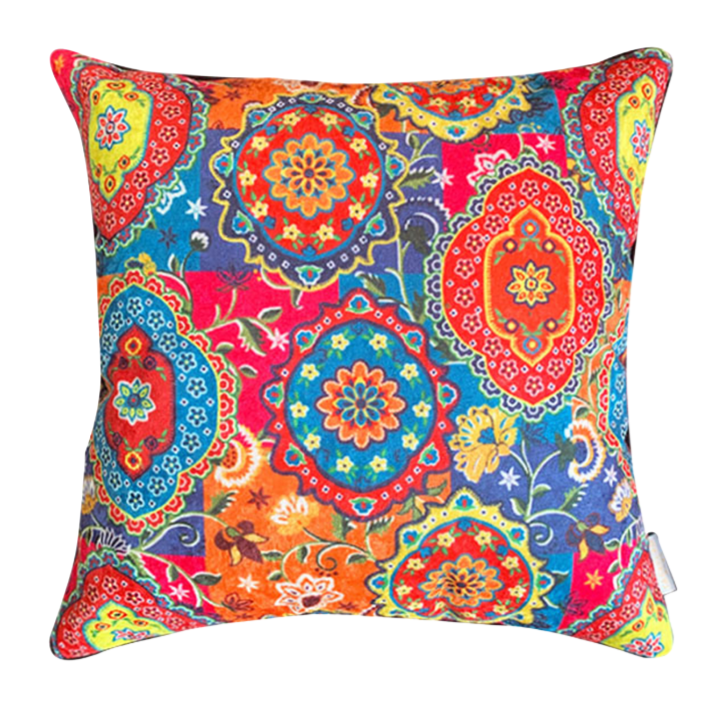 Circus Crushed Velvet Cushion Cover