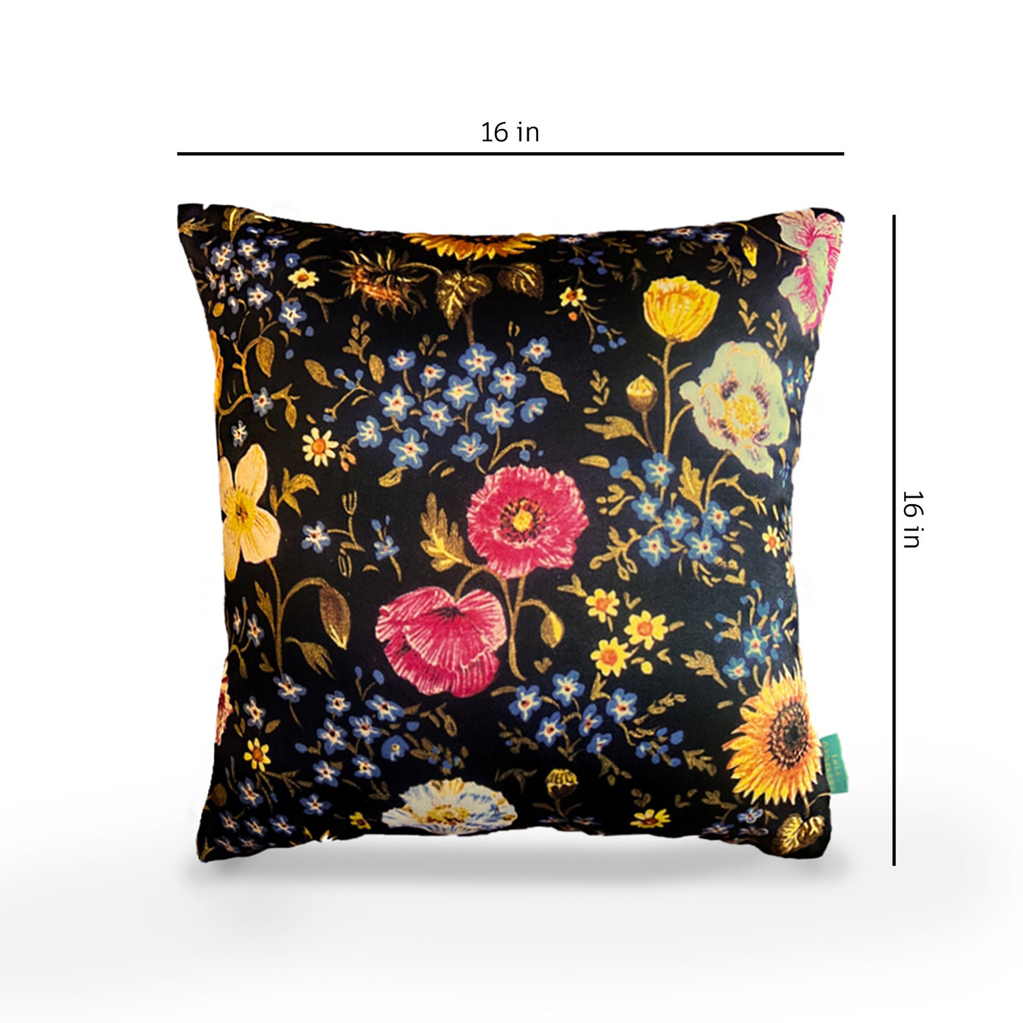 BLACK BLOSSOM Set of 5 Cushion Covers