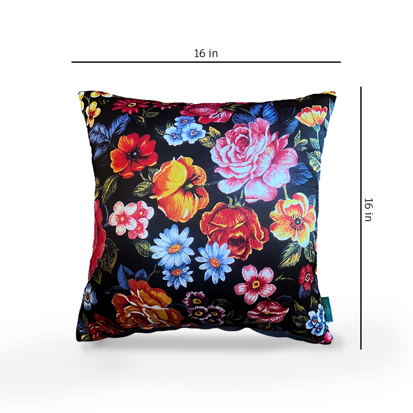 BLACK BLOSSOM Set of 5 Cushion Covers