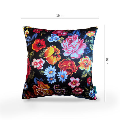 BLACK BLOSSOM Set of 5 Cushion Covers