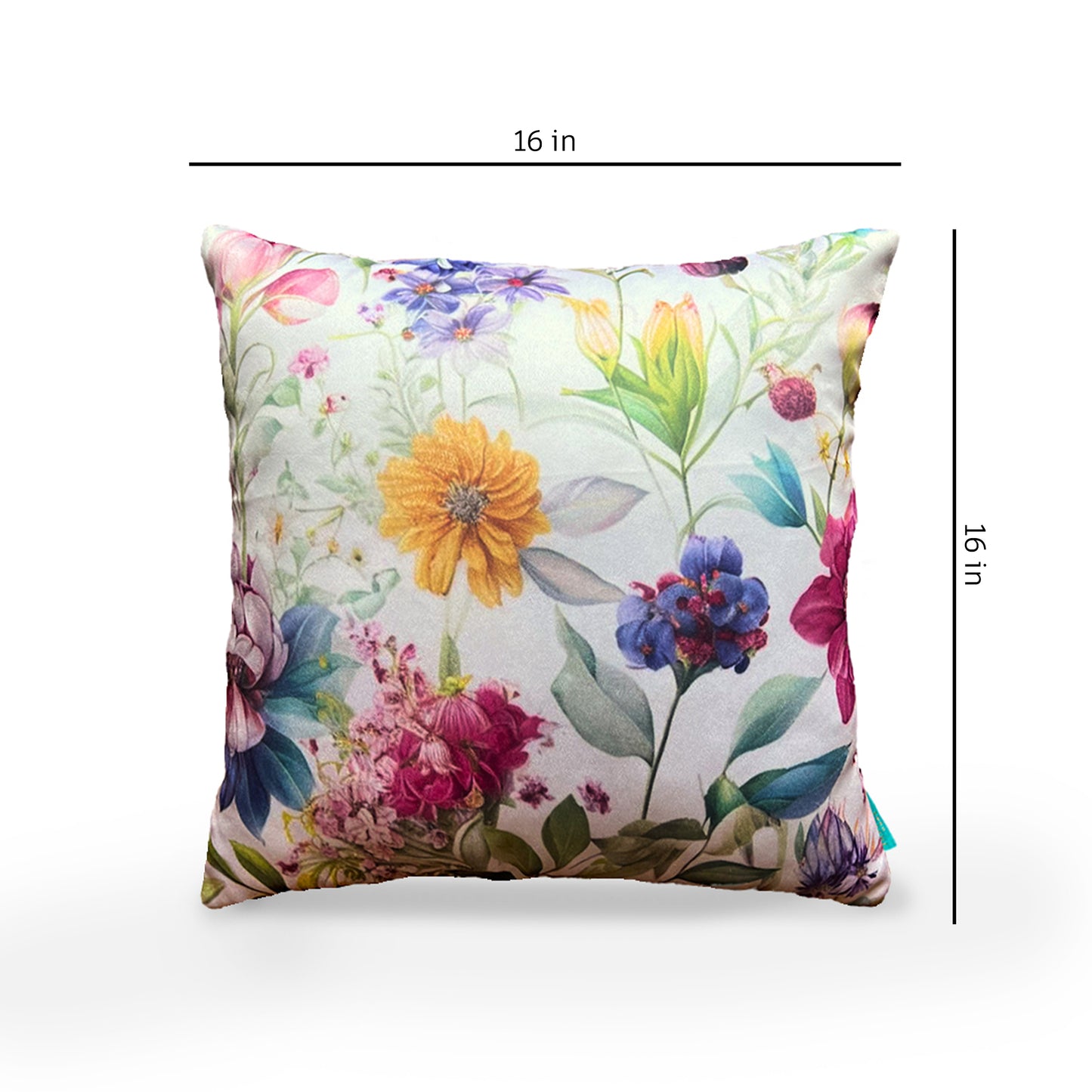 White Flower Cushion Covers