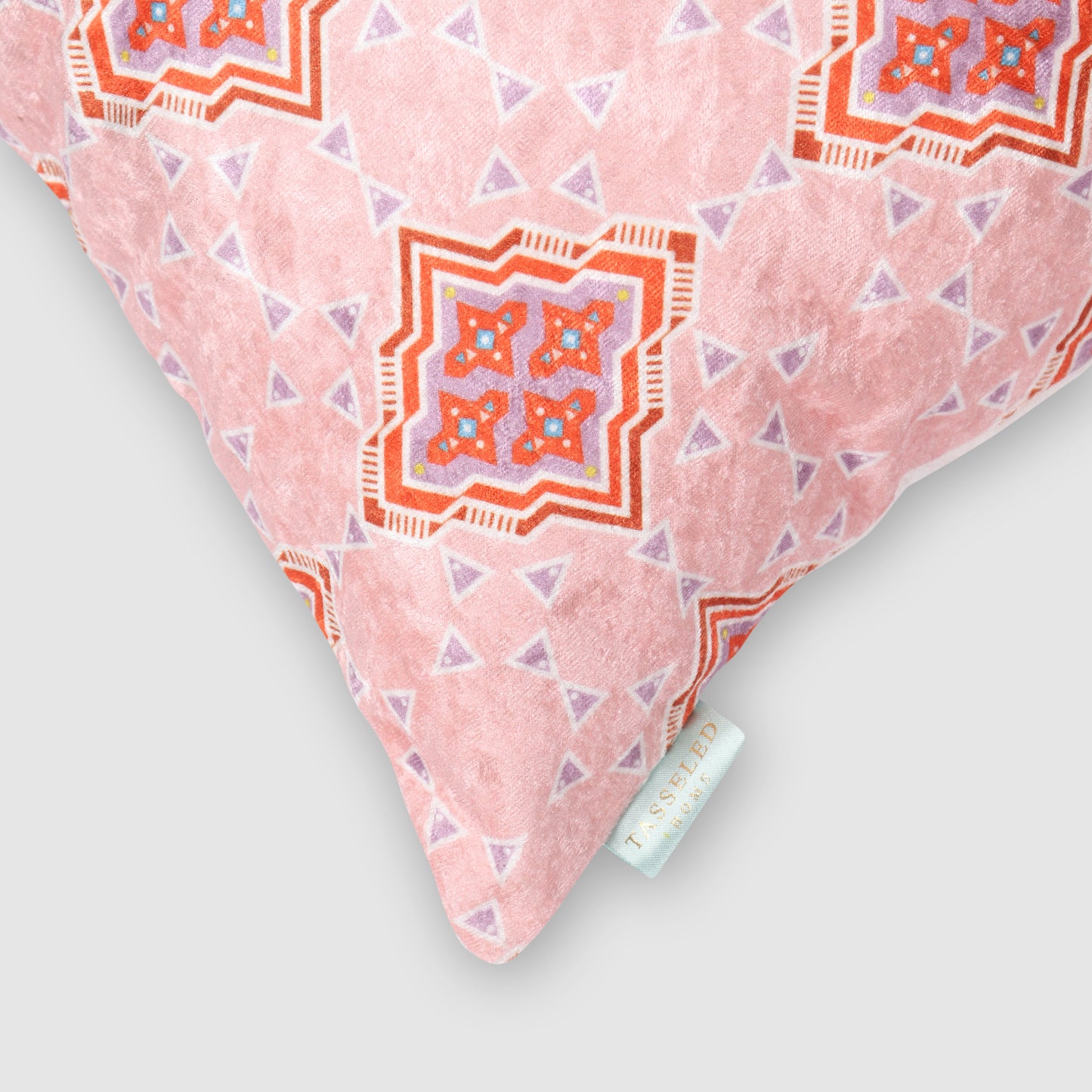Kaleidoscope Crushed Velvet Cushion Cover