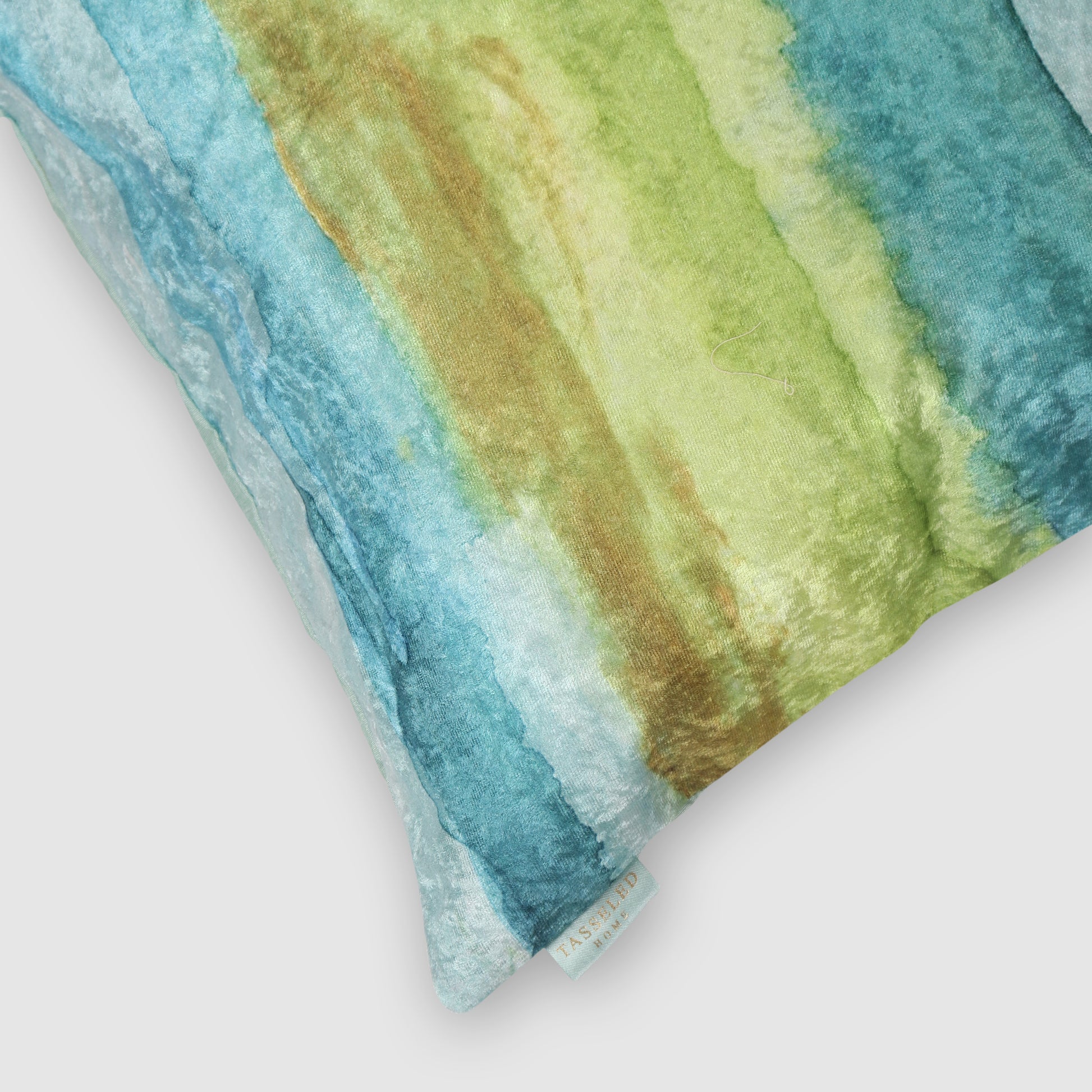 Ocean Crushed Velvet Cushion Cover