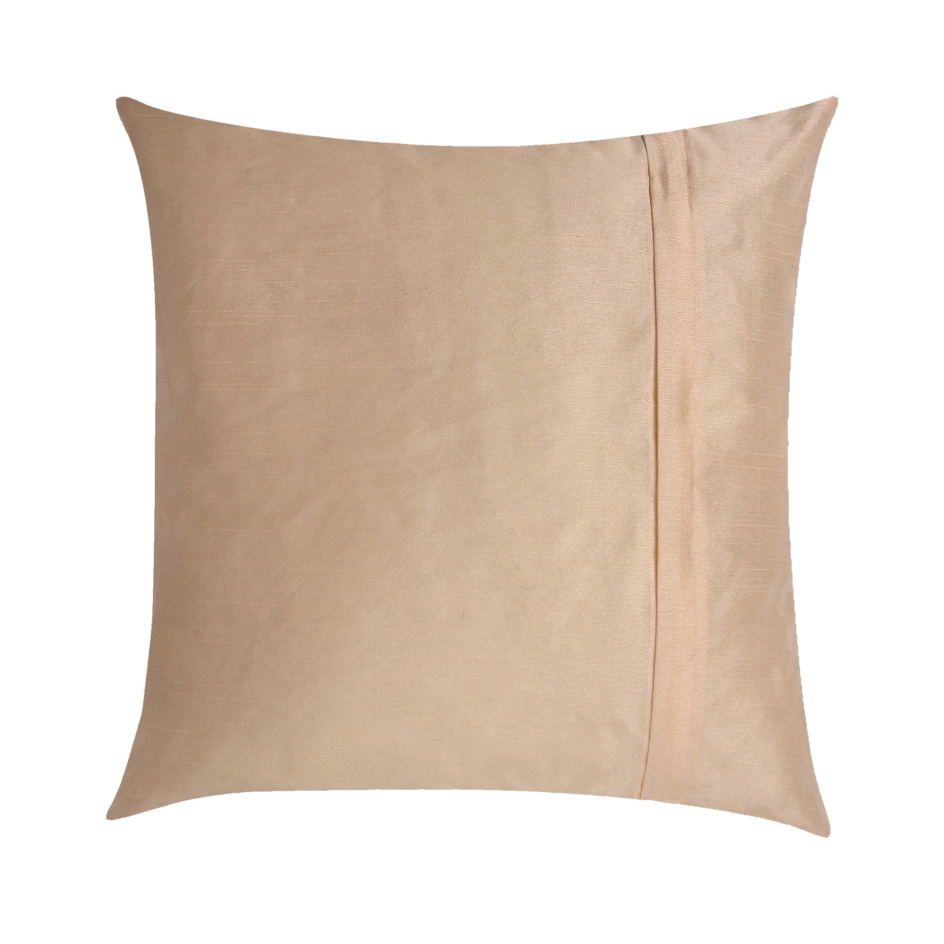 Golden Flower Modern Chic Designer Crushed Velvet Cushion Cover