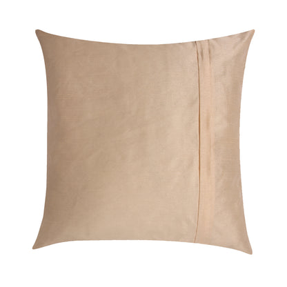 Golden Flower Modern Chic Designer Crushed Velvet Cushion Cover