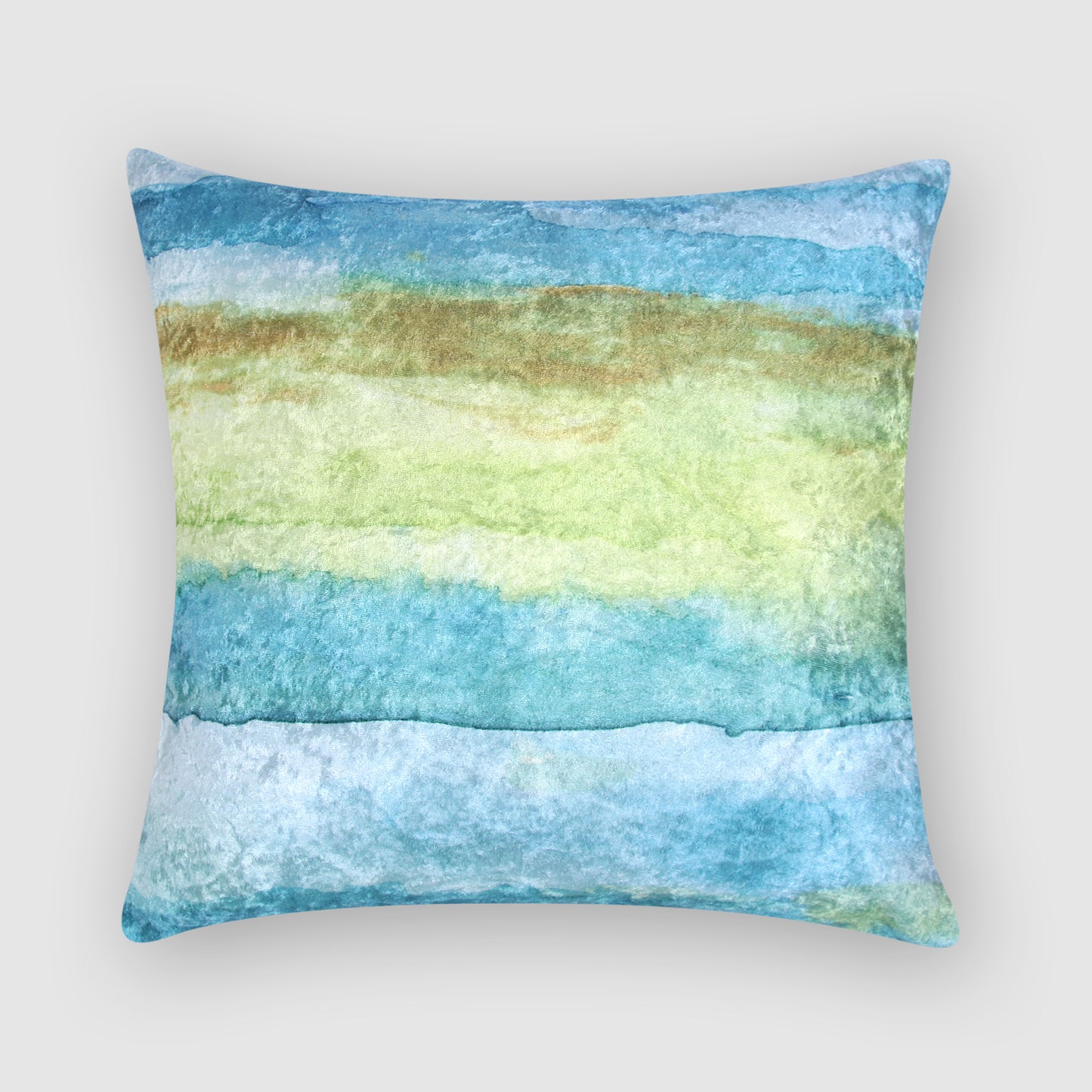 Ocean Crushed Velvet Cushion Cover