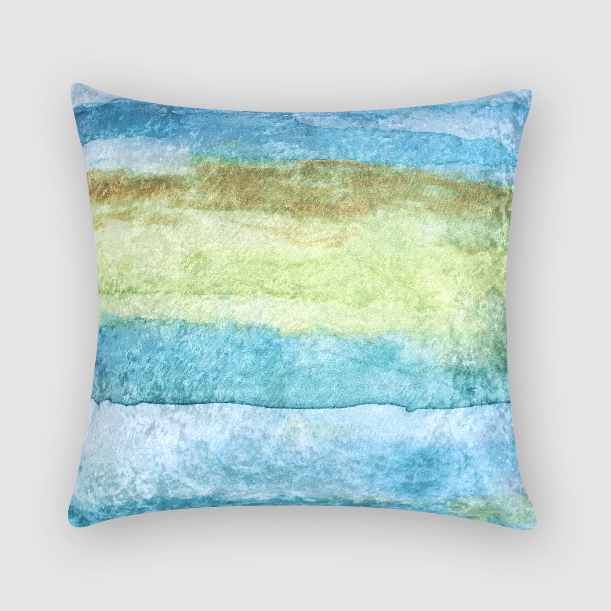Ocean Crushed Velvet Cushion Cover