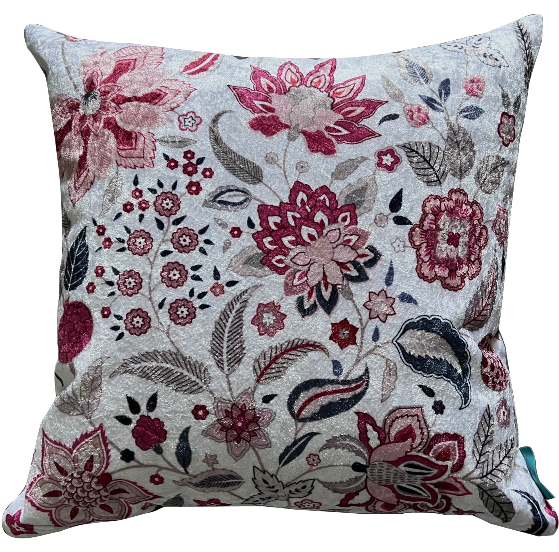 Chintz Garland Modern Chic Designer Velvet Cushion Cover 