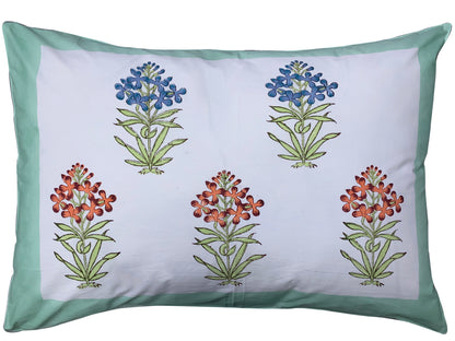 Heena Premium Cotton Block Print King Size Bedsheet