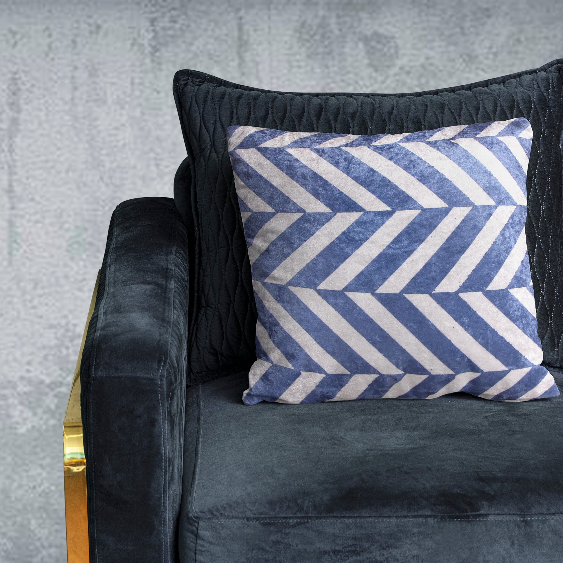 Zip Zapper Crushed Velvet Cushion Cover