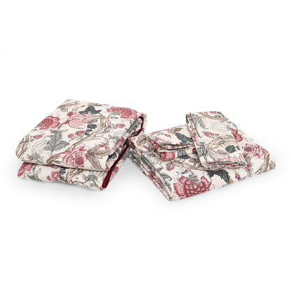 Fiza Fine Cotton Block Print King Dohar/ AC Comforter/ Blanket