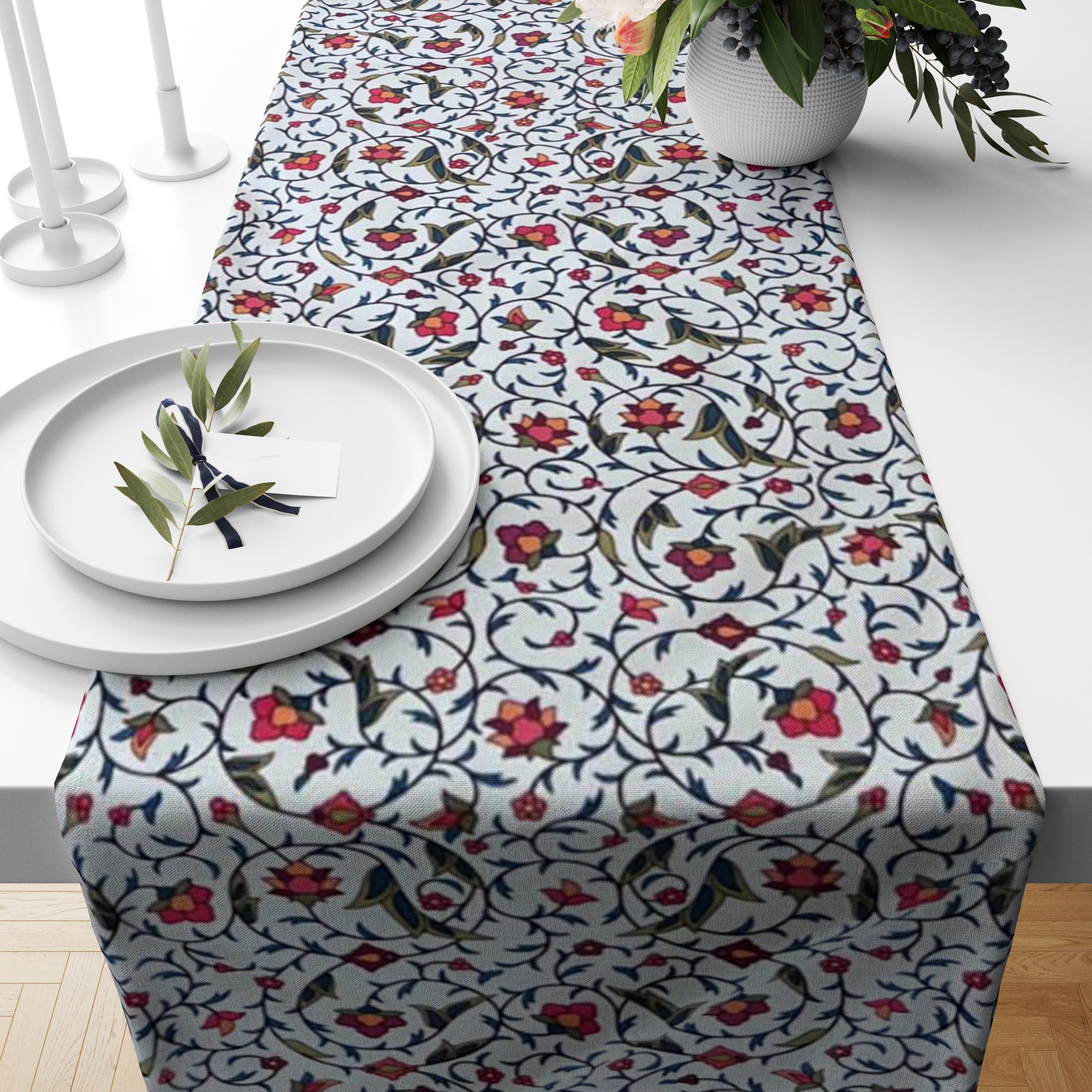 Indie floral Table Runner