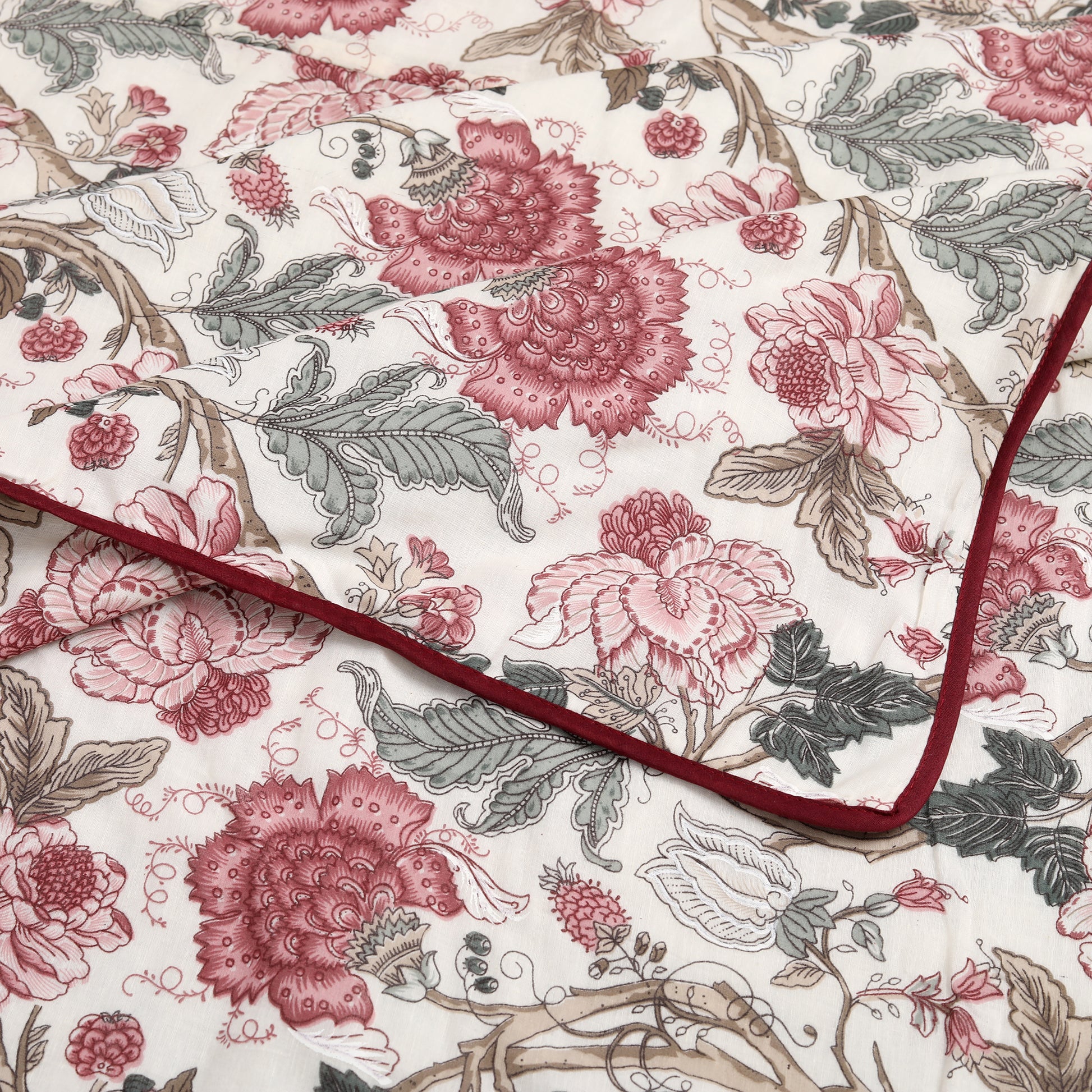 Fiza Fine Cotton Block Print King Dohar