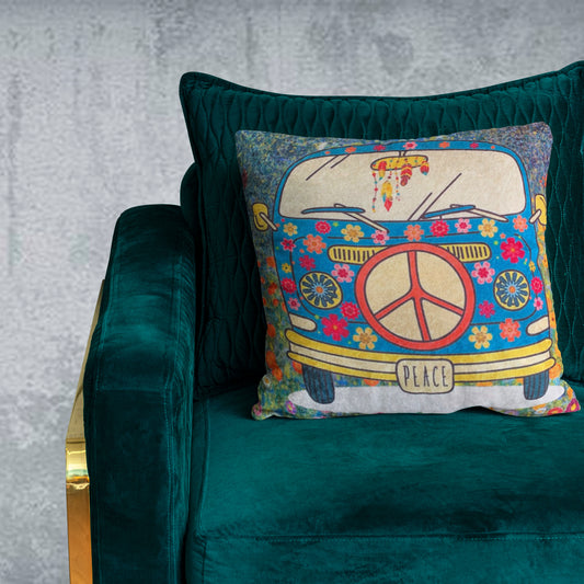 Circus Matador Crushed Velvet Cushion Cover 