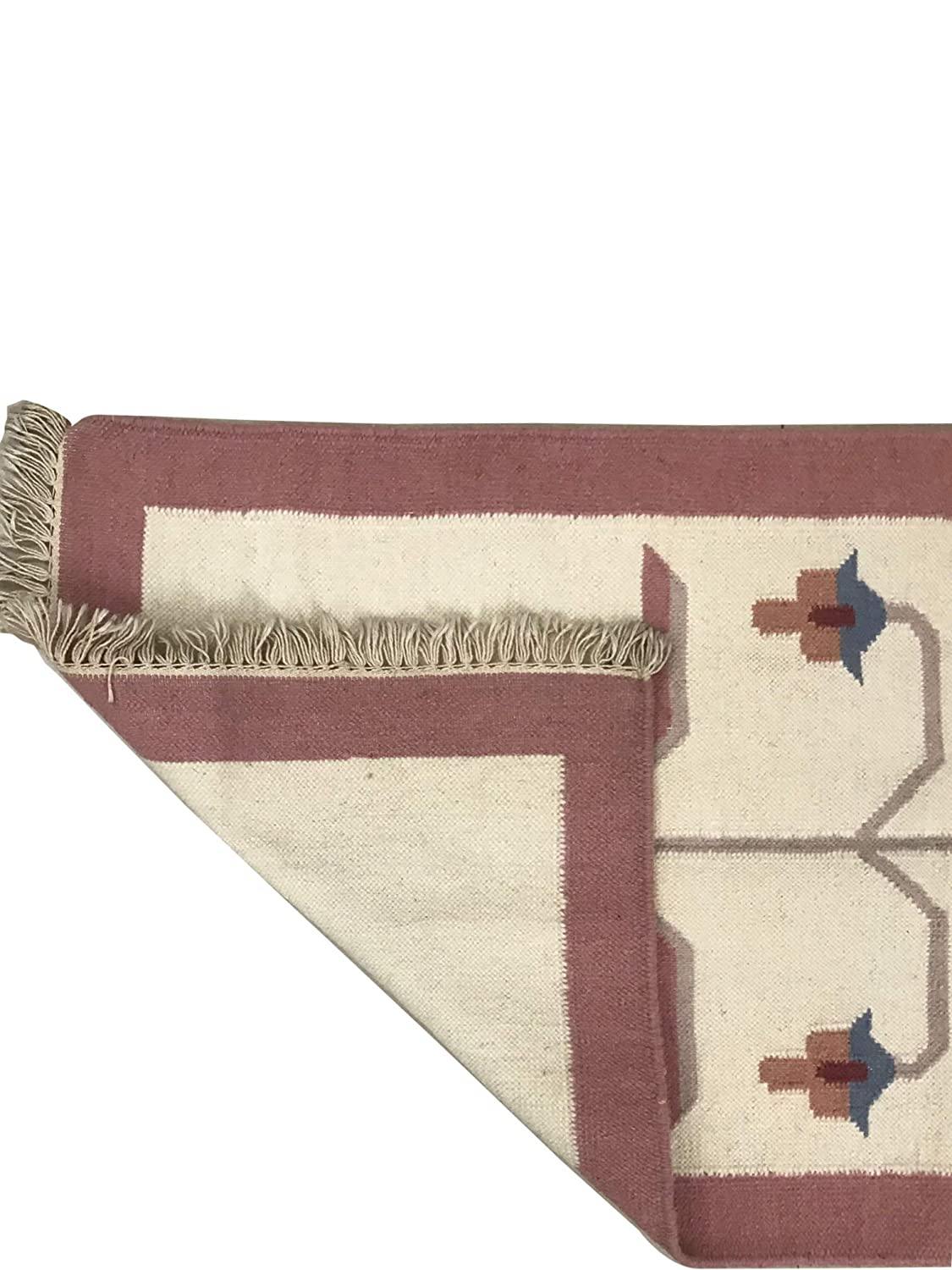Printed Traditional Alpine Floor Runner Rug