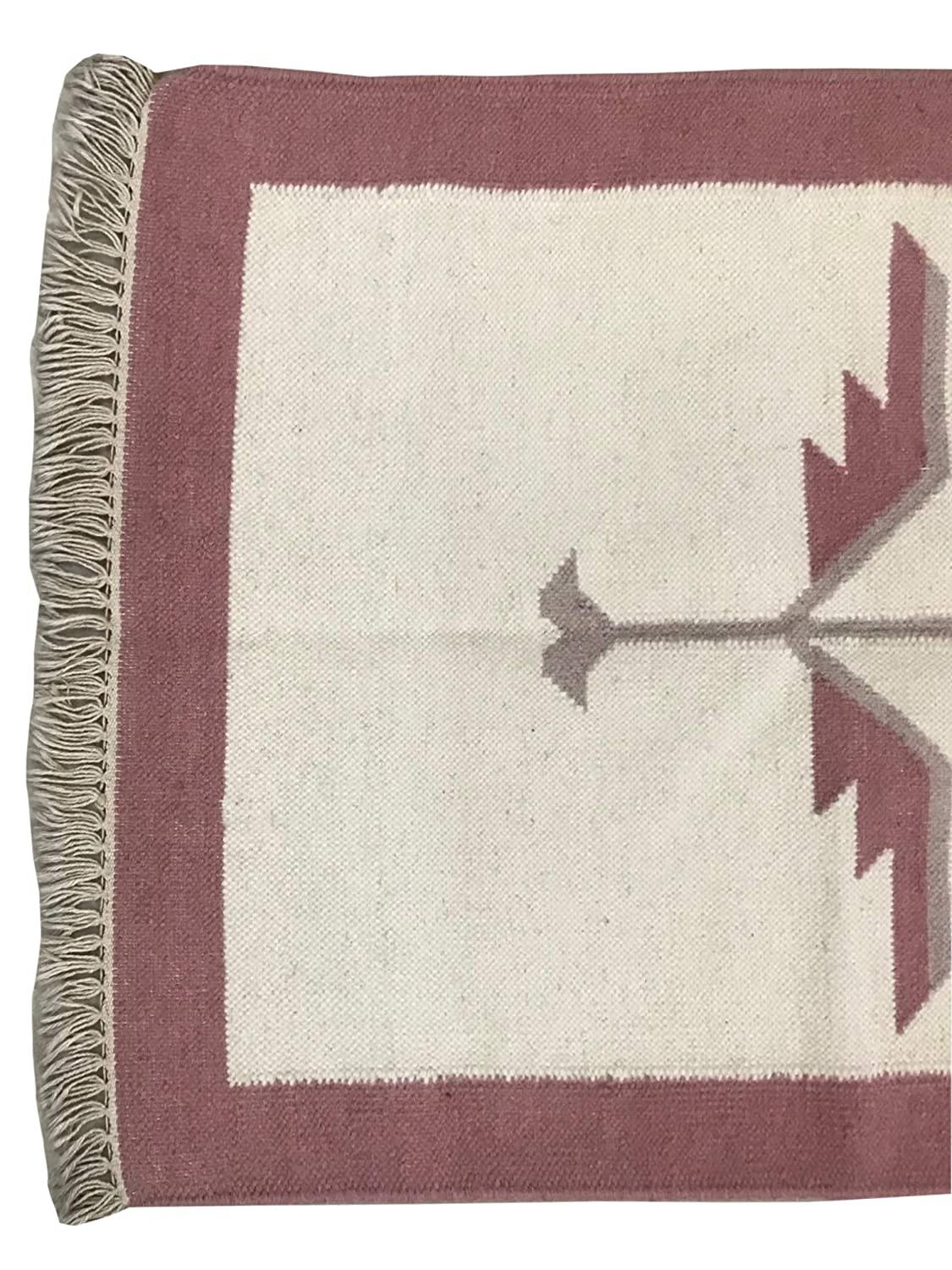 Printed Traditional Alpine Floor Runner Rug