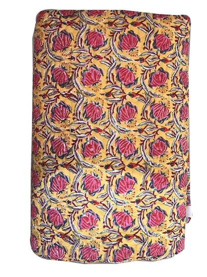 Kohinoor Pure Cotton Hand Block Print Multicoloured