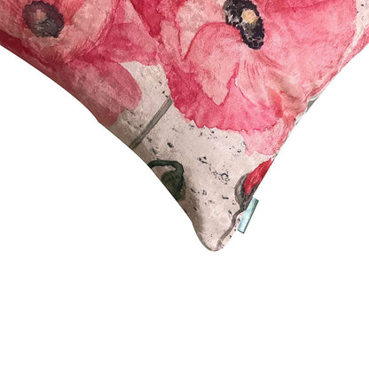Hello Collection Velvet Cushion Cover (Multicolour, 2-16 in x 16in, 1-12 x 18 inch) - Tasseled Home