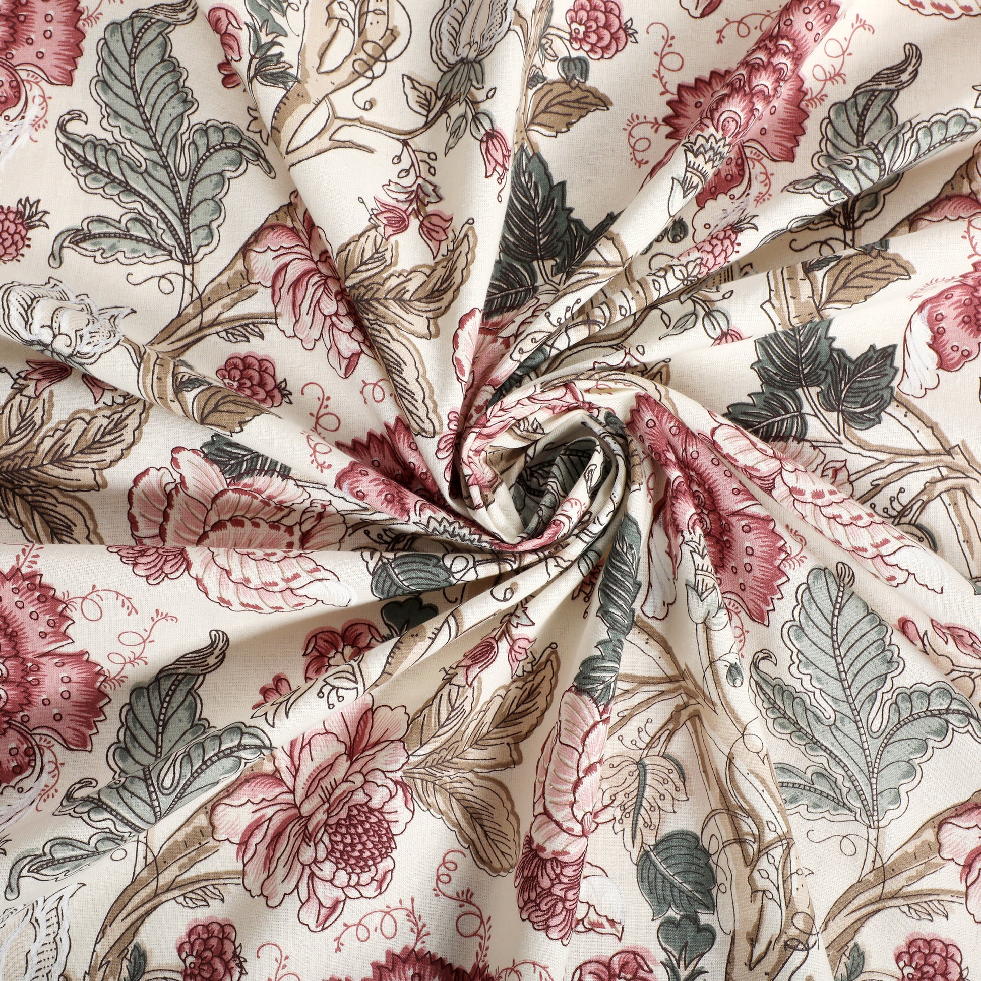 Fiza Fine Cotton Block Print King Dohar/ AC Comforter/ Blanket