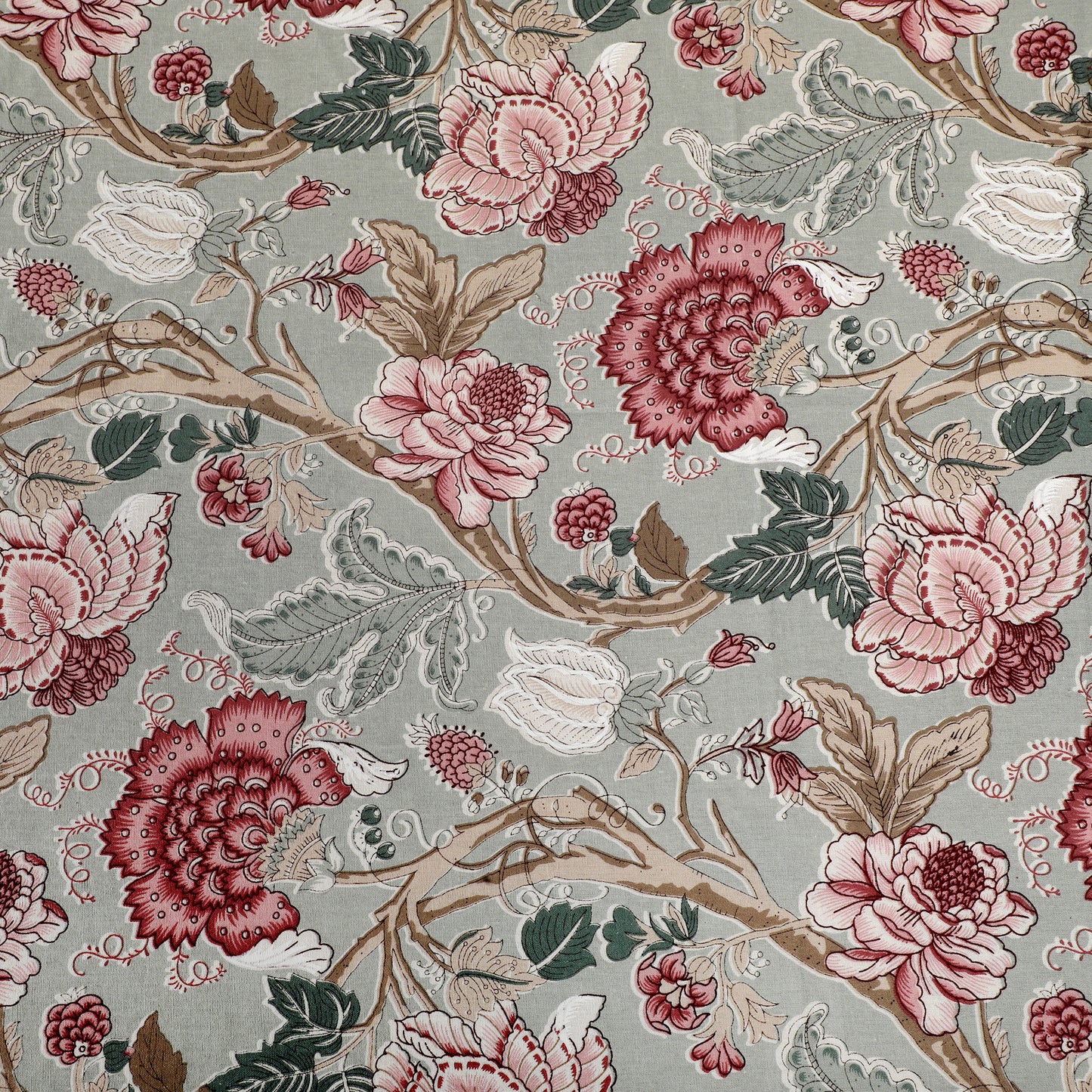 Meer Fine Reversible Cotton Block Print King Dohar/ AC Comforter/ Blanket