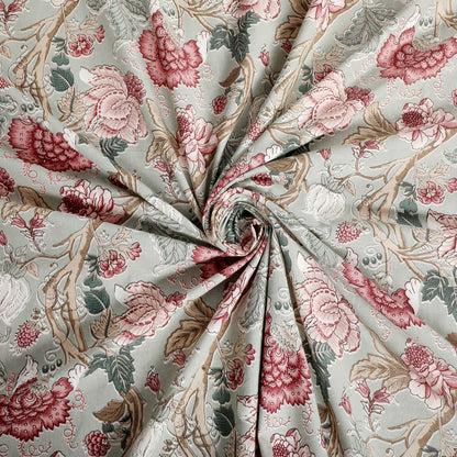 Meer Fine Reversible Cotton Block Print King Dohar/ AC Comforter/ Blanket 