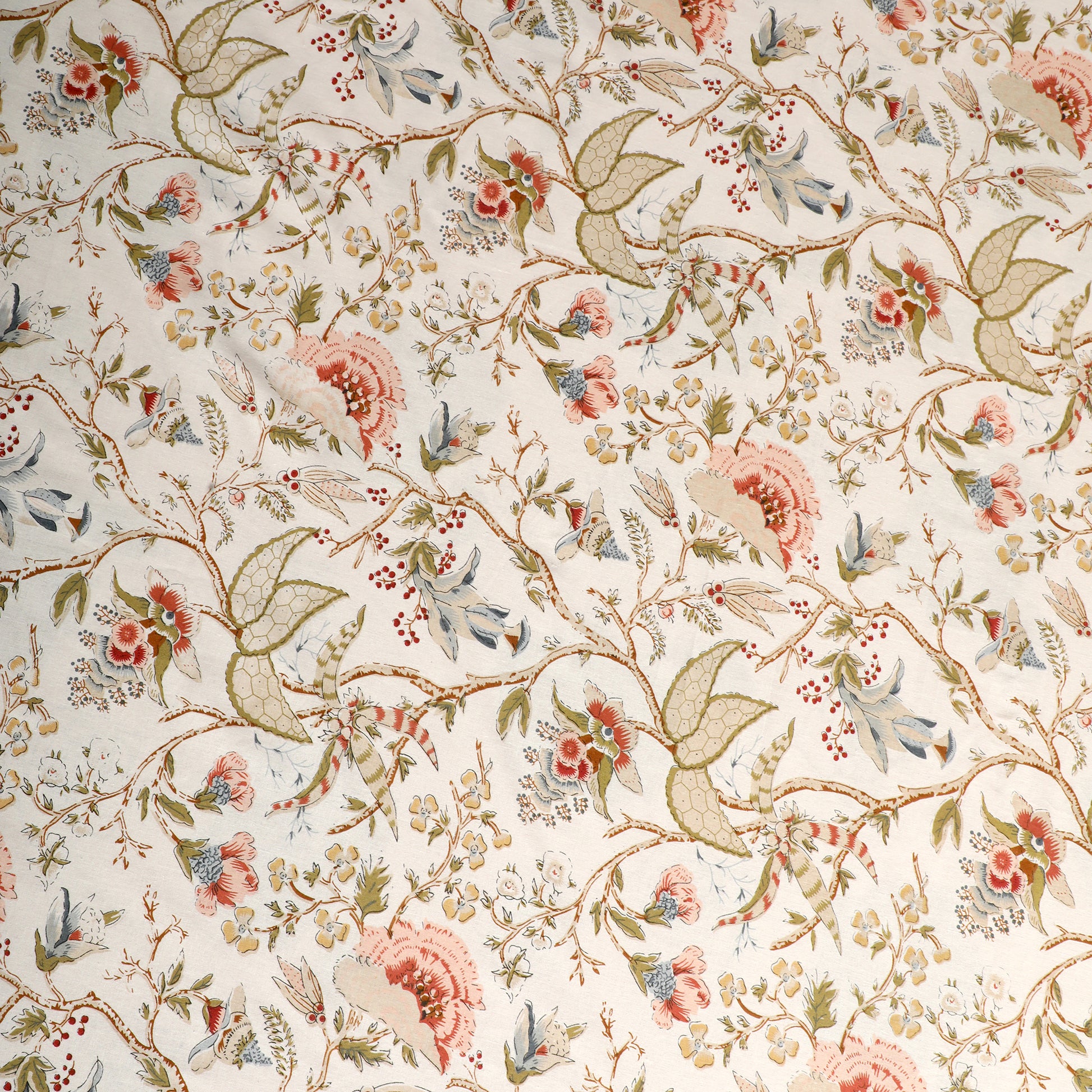 Ojas Fine Cotton Block Print King Dohar/ AC Comforter/ Blanket