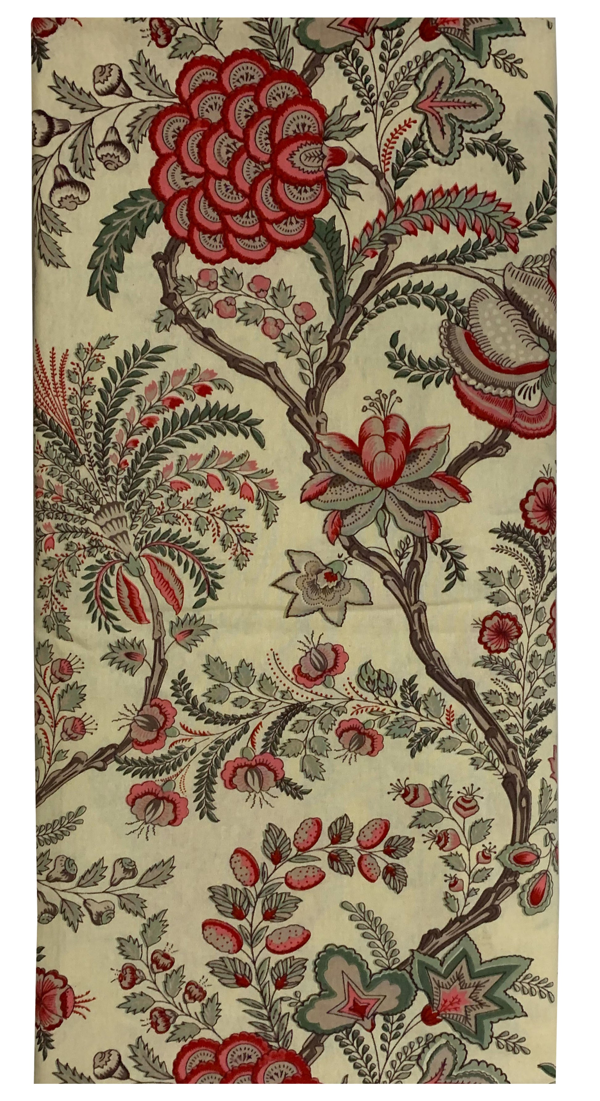 Ada Fine Cotton Block Print King Size Bedsheet 