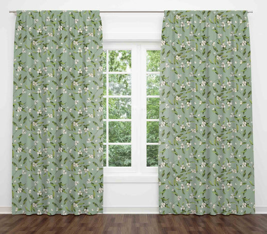 Berry Cotton 7 Feet Door Curtain