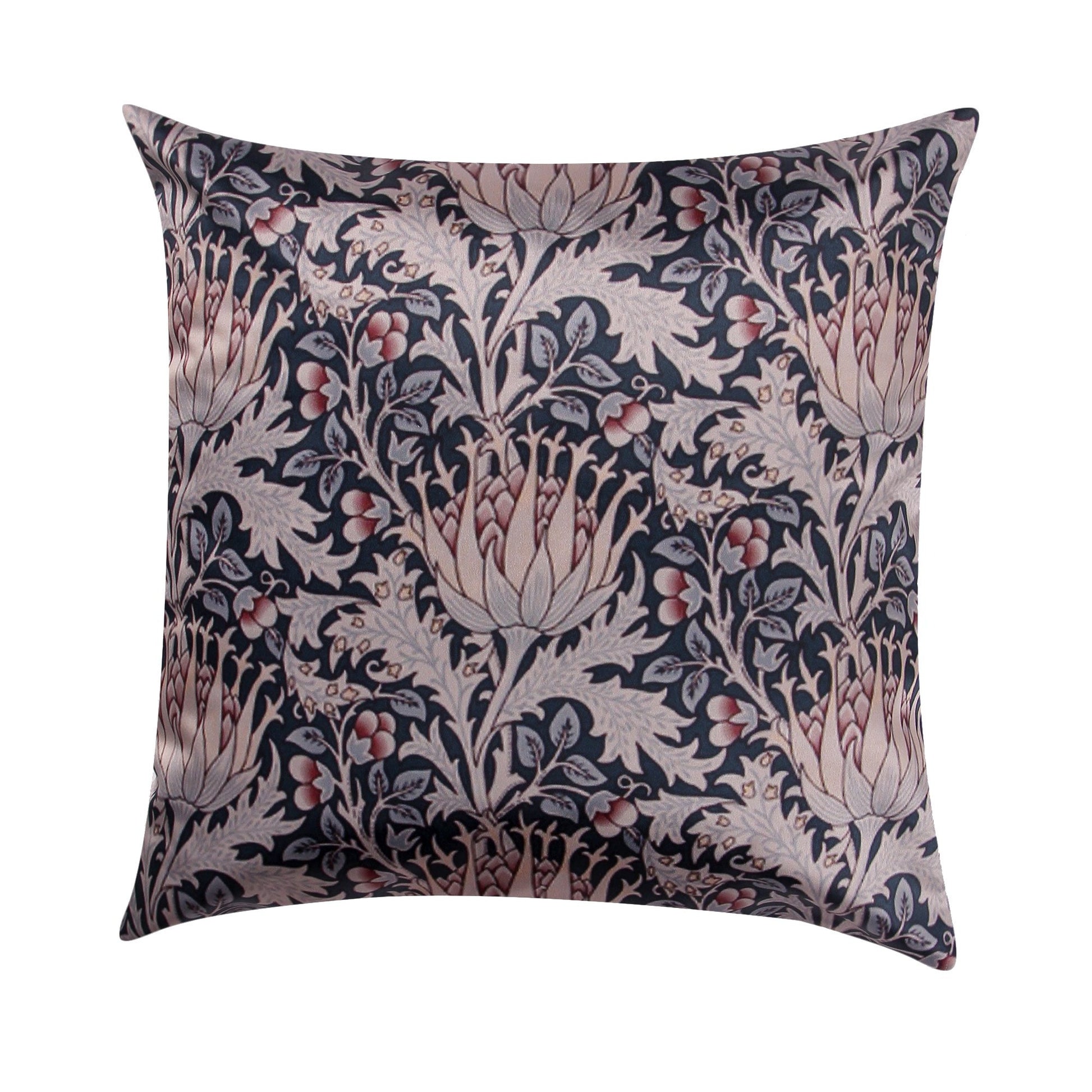 Golden Flower Modern Chic Designer Crushed Velvet Cushion Cover