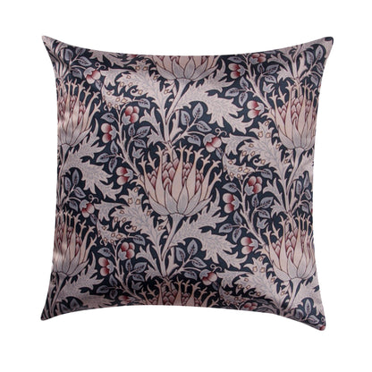 Golden Flower Modern Chic Designer Crushed Velvet Cushion Cover