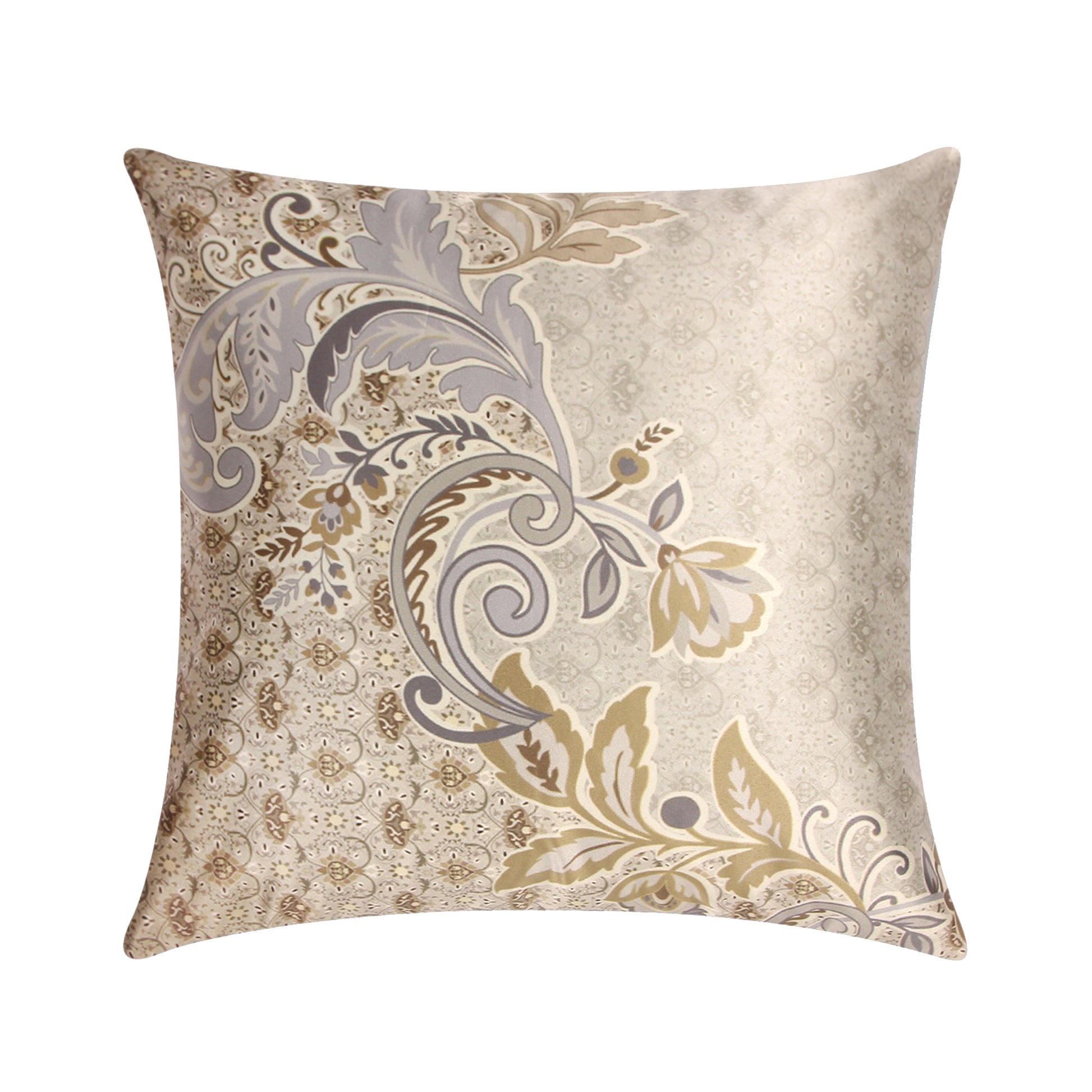 Golden Hues Crushed Velvet Cushion Cover