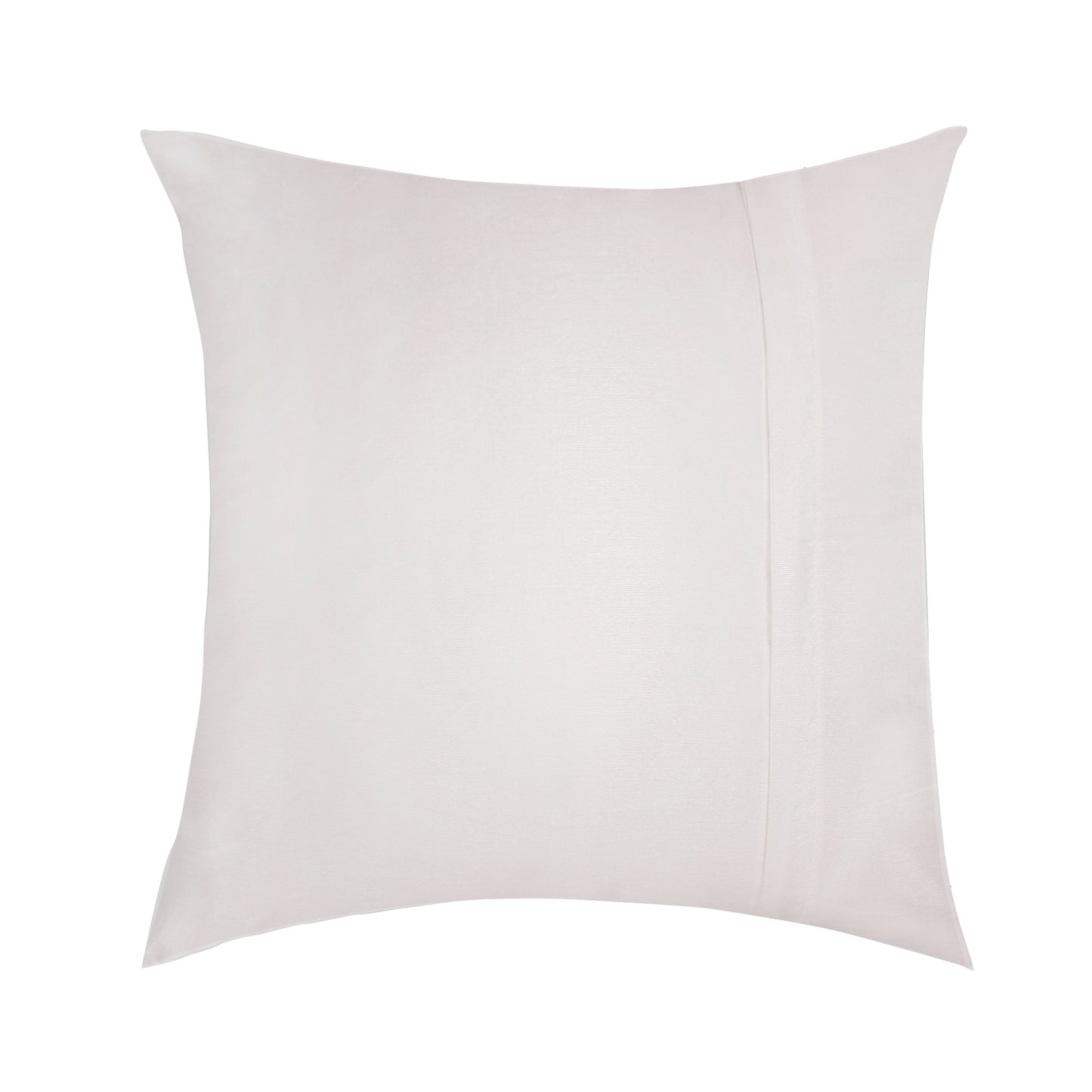 Rose 4 Fabric Cushion Cover Set (Pink, Blue and White, 3 -16 x 16 Inch and 1 -18 x12 Inch)