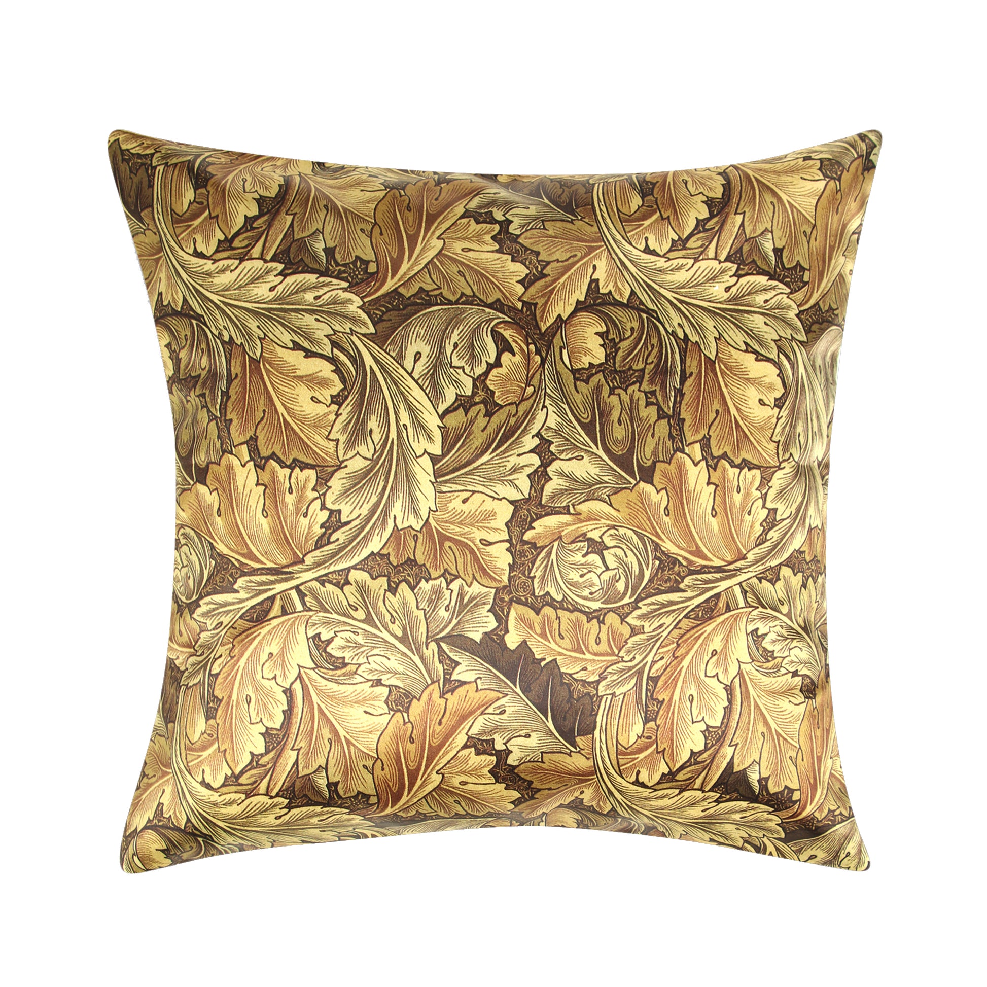 Autumn Leaves Modern Chic Designer Crushed Velvet Cushion Cover